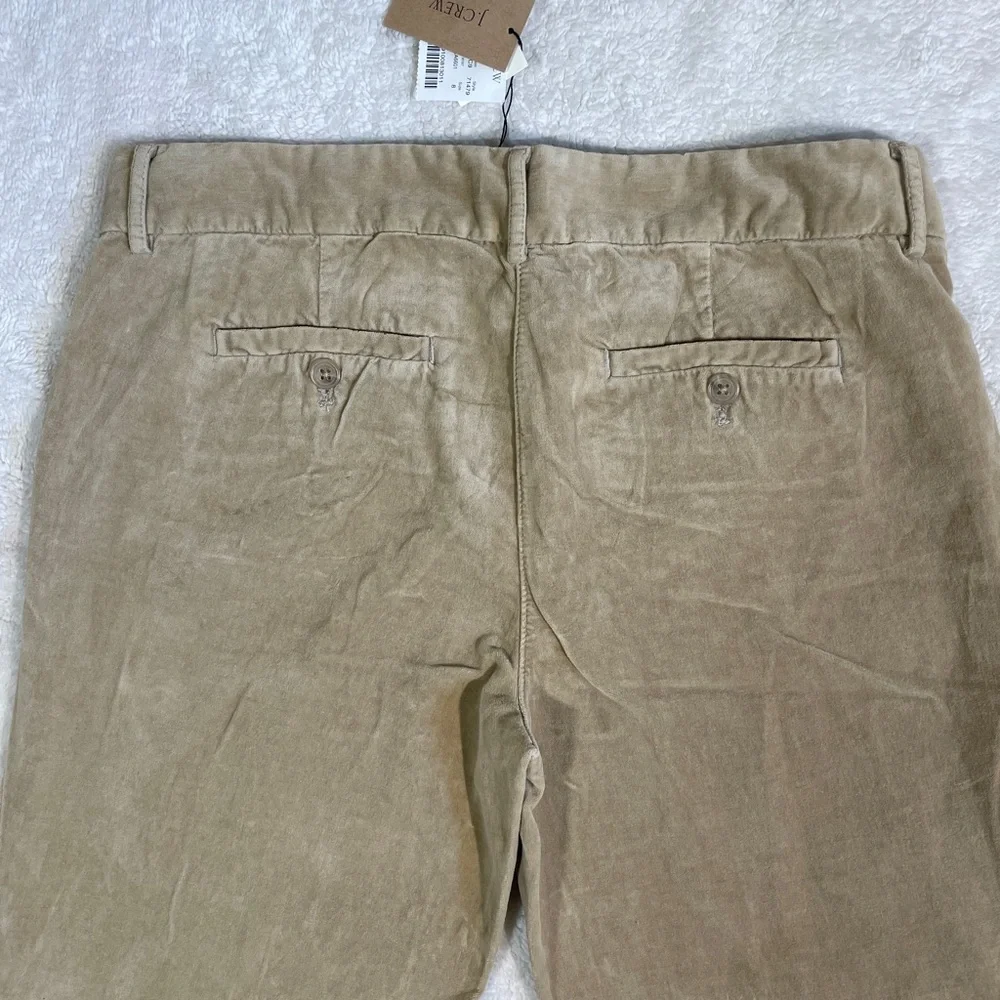 J Crew low Fit Stretch Size 8 Regular Tan Cotton.
